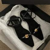 LIZAKOSHT  -  Designer Women Heeled Sandals Buckle Shoes Elegant Luxury Shoes Woman Summer Fashion Slides Flip Flops 2025 Sandalias De Mujer